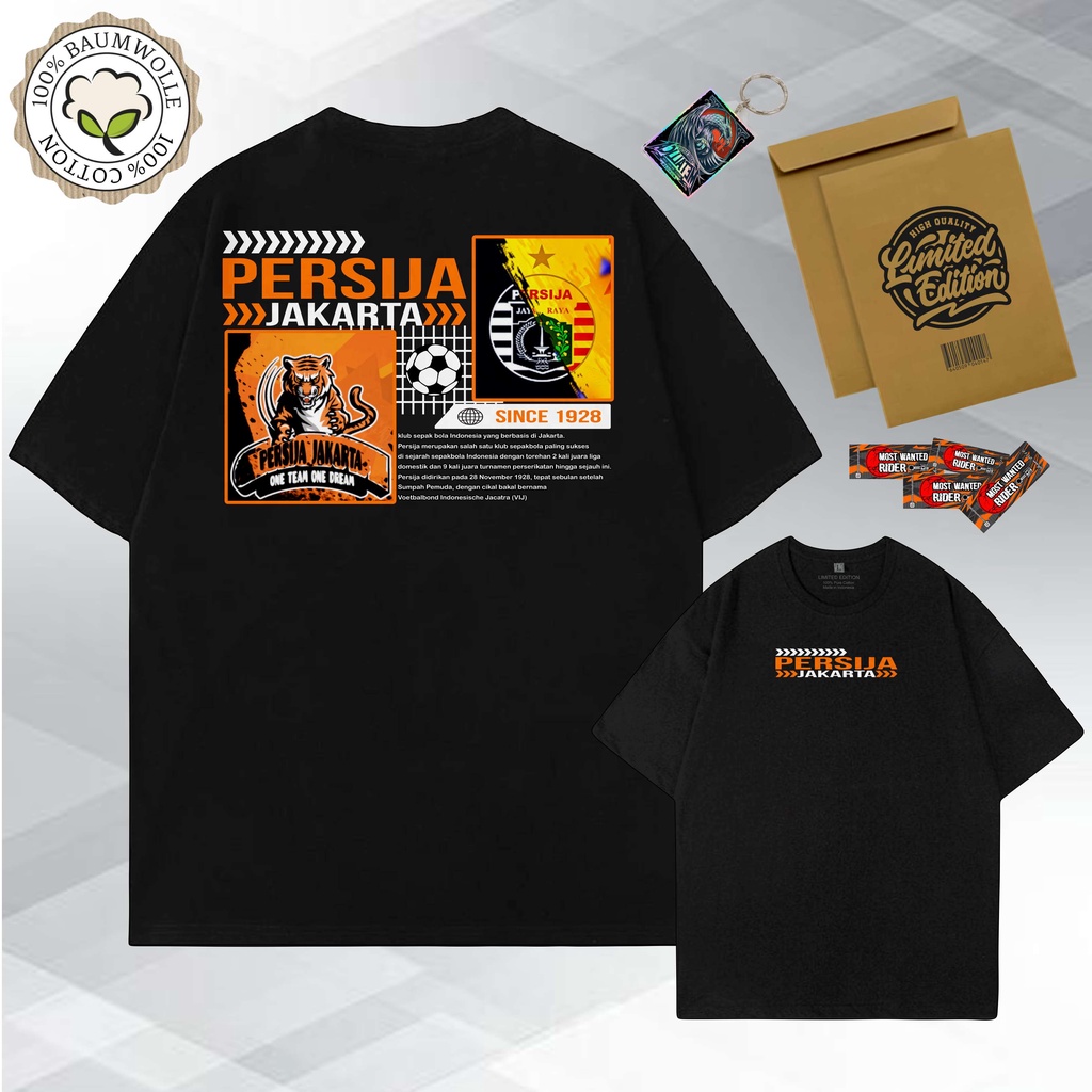 Kaos Bola - PERSIJA-JAKARTA Kaos Liga Satu Persebaya Persib Arema Persija Deltras Mania