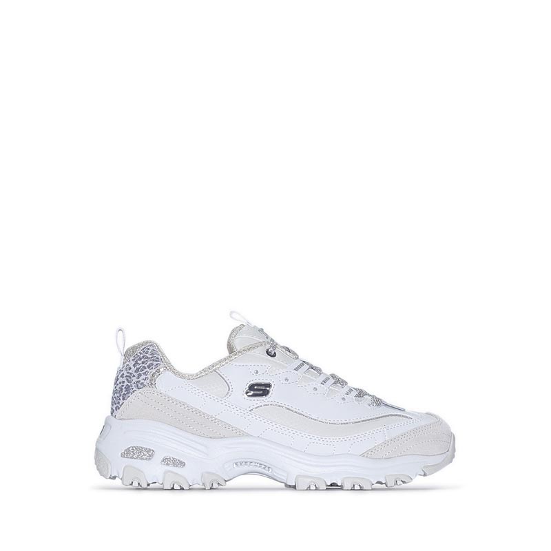 	 Skechers D'Lites Women's Sneaker - White	