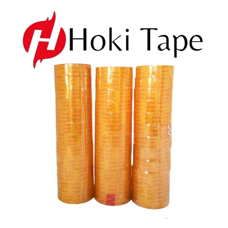 

Isolasi Selotip Bening Hoki Tape 888 12x10 12 mm x 10 y Lakban Bening