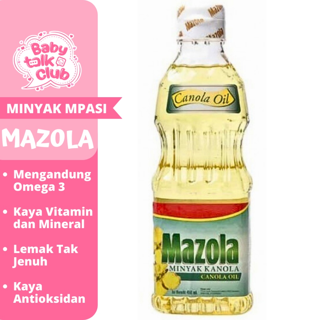 

COD Mazola Canola Oil Lemak Tambahan Mpasi Minyak Kanola Premium Kemasan 450ml