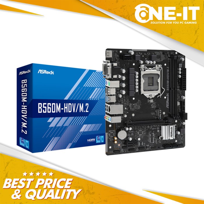 Motherboard ASROCK B560M-HDV/M.2 Intel LGA 1200