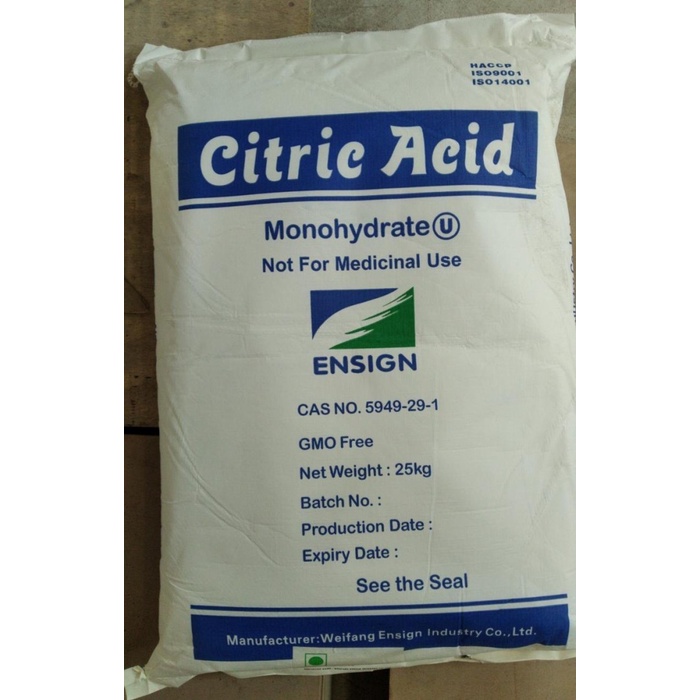 

Asam Sitrat Citric Acid Citrun Asam Sitrun foodgrade repack 1 kg