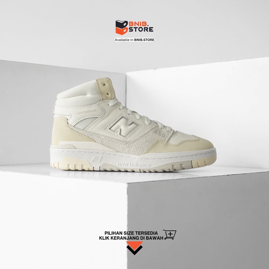 Sepatu NB 650 Beige Macadamia Original