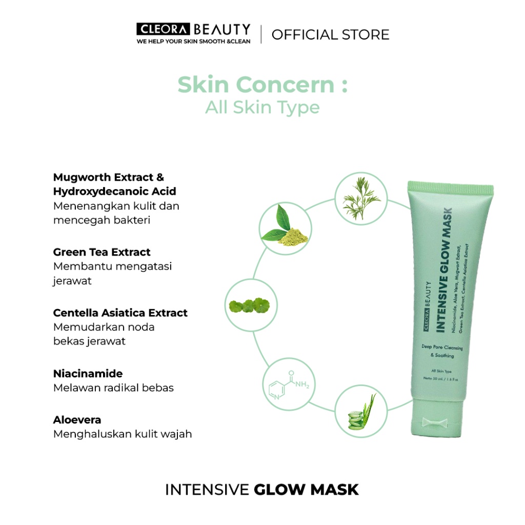 Cleora Beauty Intensive Glow Mask