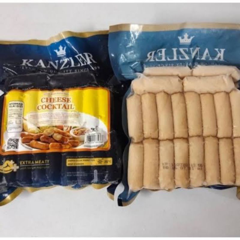 

KANZLER Sosis Cheese Cocktail 500 gr - FROZEN FOOD BERKAH DAN HALAL