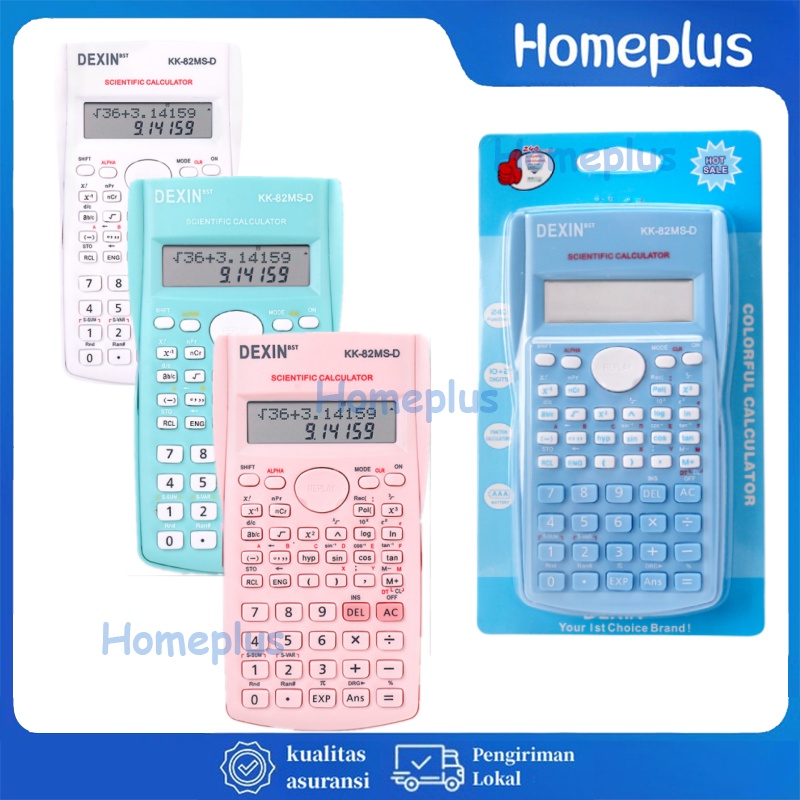 

HomePlus Kalkulator Sekolah Scientific 4 Warna Function Scientific Kalkulator Ilmiah 240 Fungsi 1700 Scientific Calculator Alat Hitung