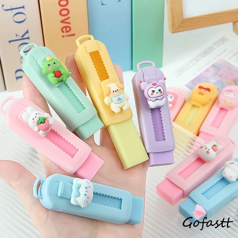 

Penghapus Kartun Lucu Sanrio Warna Macaron Telescopic Push And Pull Ujian Siswa 4B-G