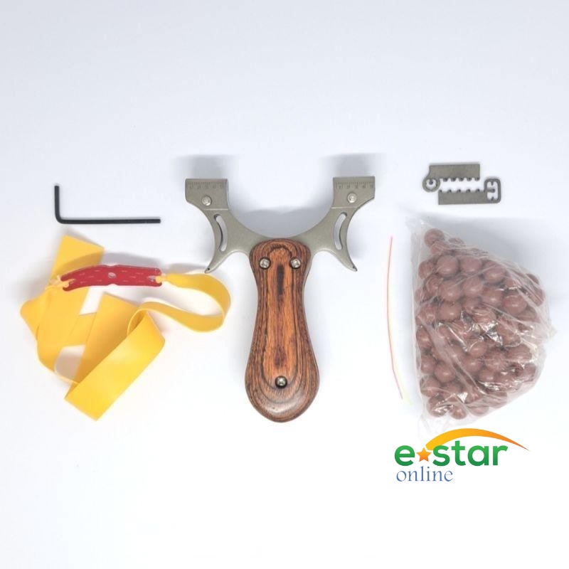 ESTAR Ketapel Ikan Burung Slingshoot Set Komplit