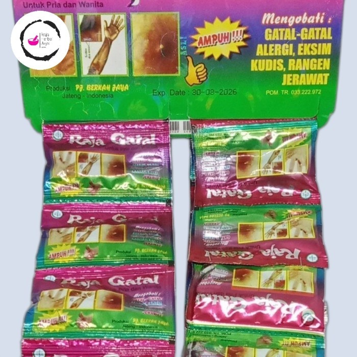

Jamu Herbal Tradisional Anti Jerawat Gatal Alergi Eksim dll Raja Gatal