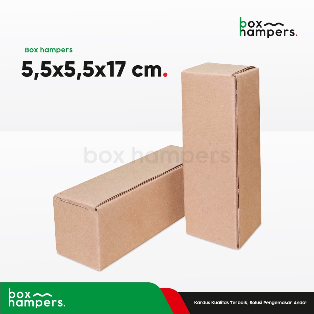 

Depo Box 5,5x5,5x17 cm (vns) box/karton/kotak/boxkecil/hampers/gift/tinggi17