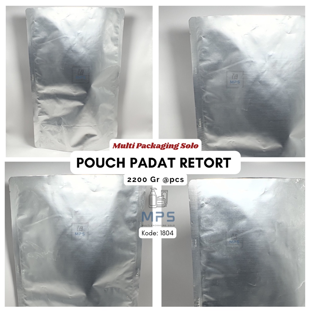 Pouch Padat Retort 2200 @ Pcs / Pouch Padat / Plastik Kemasan / Kemasan Kopi / Kemasan Snack / Pouch