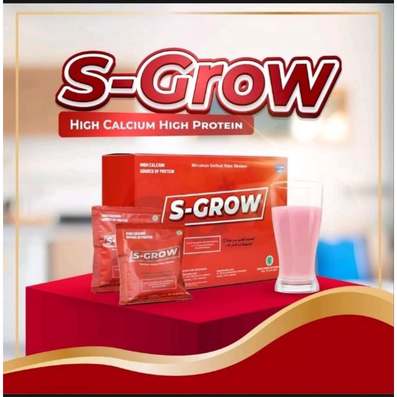 

S GROW Susu Peninggi Badan Tinggi Kalsium 100% Original BPOM