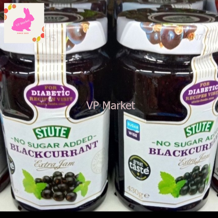 

STUTE DIABETIC BLACKCURRANT NO SUGAR ADDED 430 GR