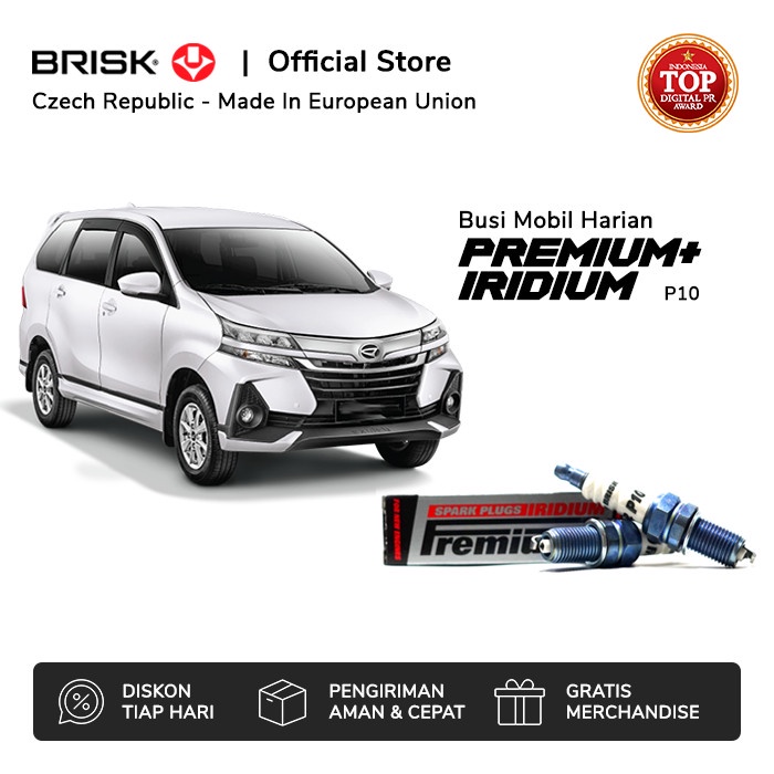 Busi Mobil Daihatsu Xenia VVTi Brisk Premium Iridium P10