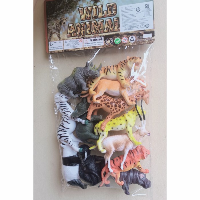 Cute Set Mainan Hewan Ukuran Besar