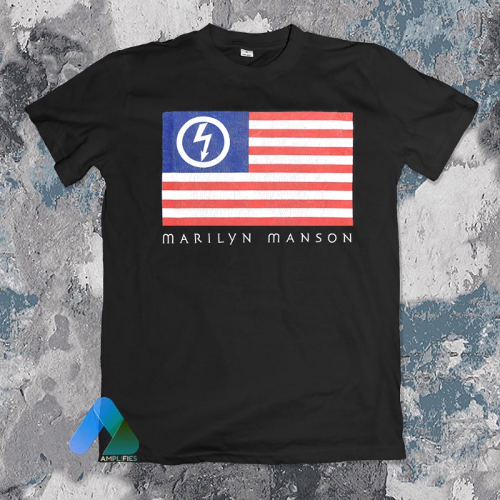 Kaos Band MARILYN MANSON -  AMERICAN FLAG