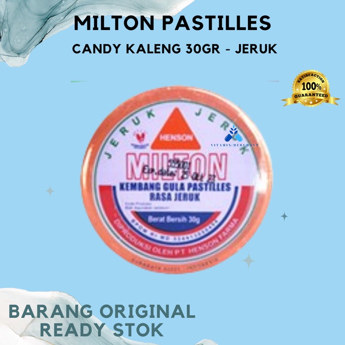 

Permen Milton Pastilles Candy Kaleng 30gr - Jeruk