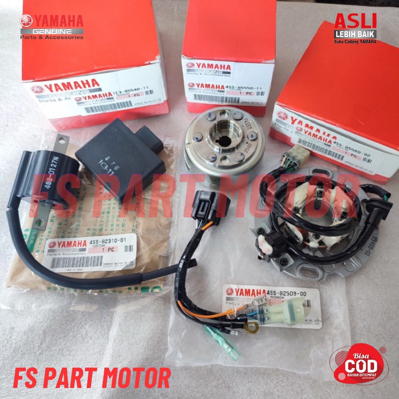 PENGAPIAN SET YZ 125 YZ125 4SS MORIC JAPAN PLUS CDI ORIGINAL