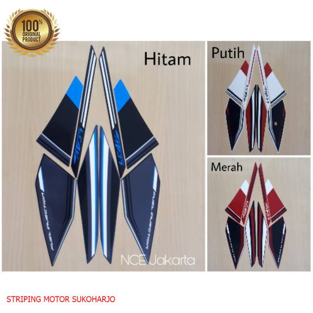 (ORI) STIKER STRIPING NEW VIXION ADVANCE 2015 kualitas original