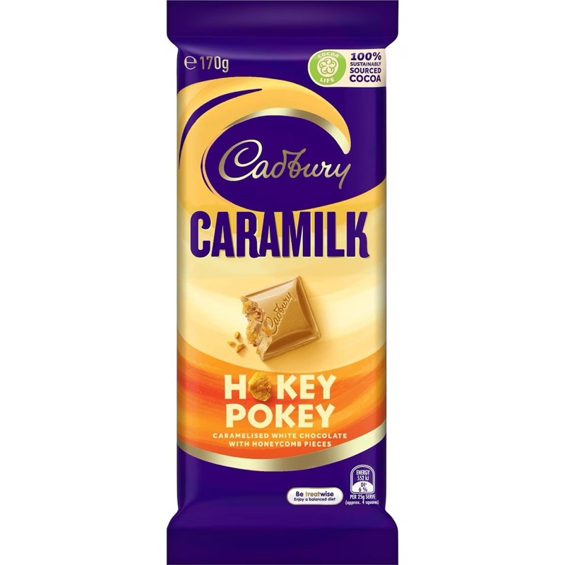 

Cadbury Caramilk Hokey Pokey Chocolate Block 170g - Australia