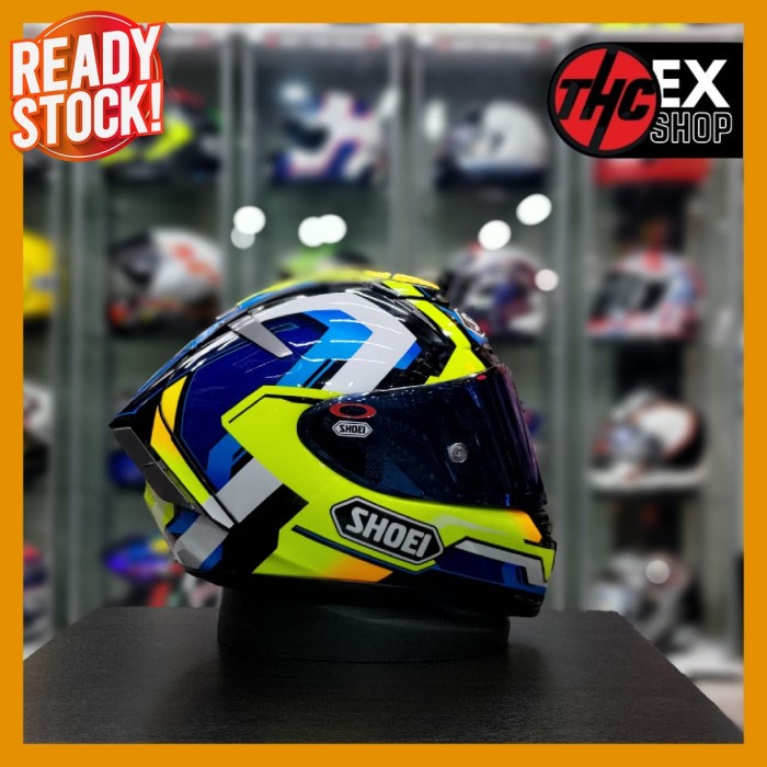 HELM- SHOEI X14 BRINK TC10 SIZE XL 2ND SECOND FULL FACE HELMET ORIGINAL