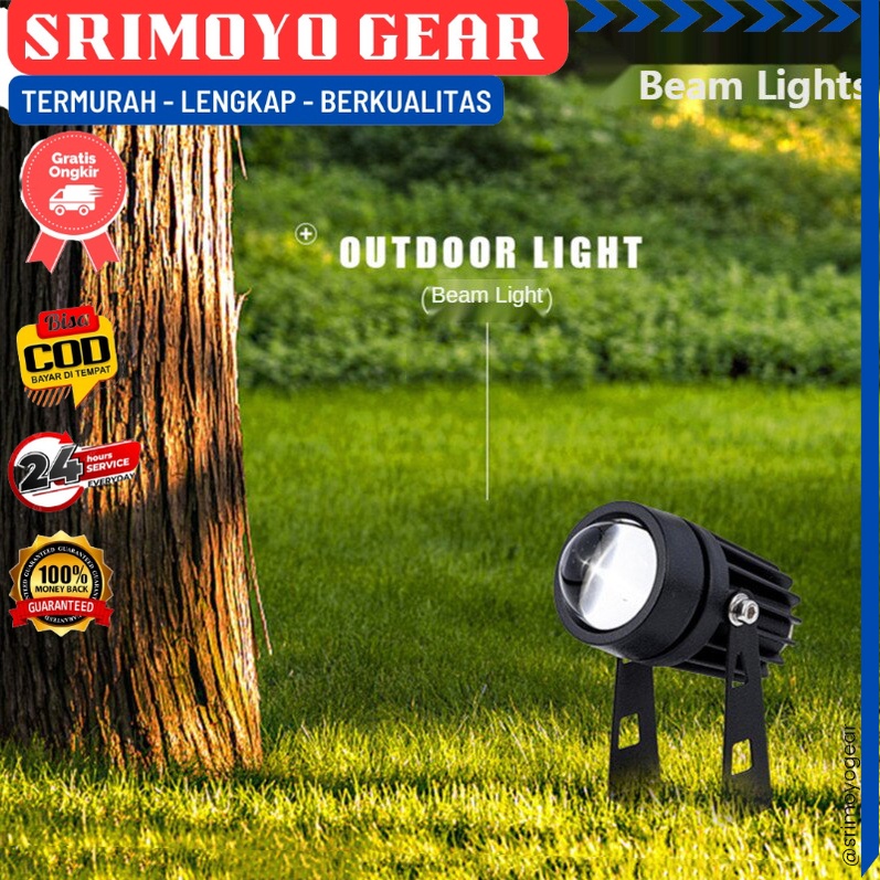TaffLED Lampu Taman Hias Sorot Garden Spotlight Tahan Air - Lampu Sorot Taman Anti Air