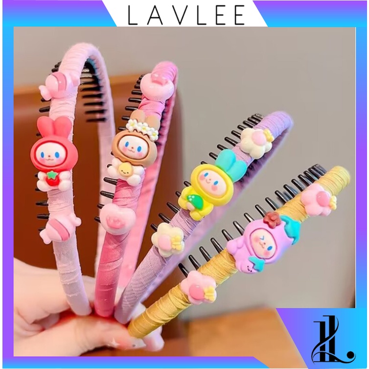 LAVLEE F6105 Gaya Kecil Korea / Korean Style Cute Hairband / Bando Sirkam Lucu Anak / Bando Rambut D