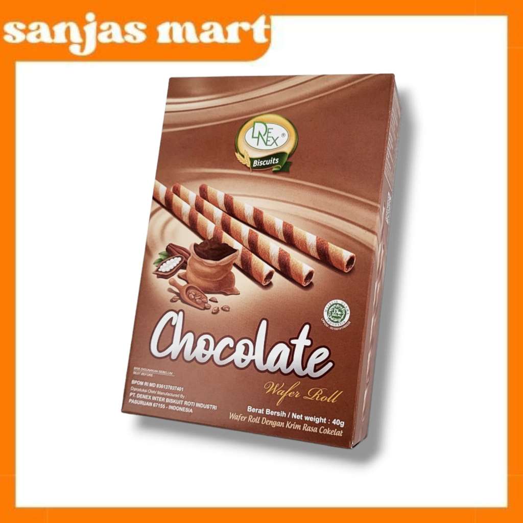 

DENEX WAFER ROLL/ASTOR COKLAT BOX 120GR