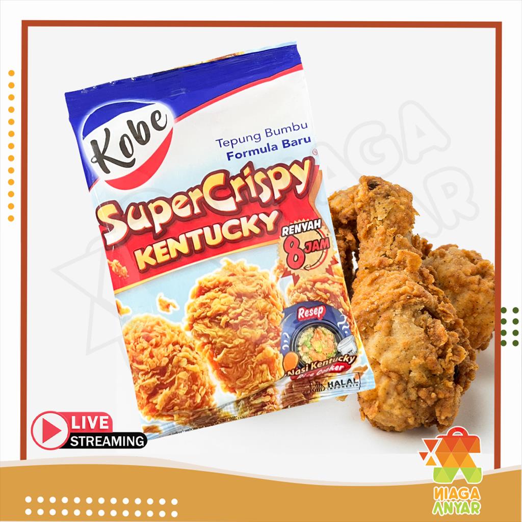 

NAS Kobe Super Crispy Kentucky / Tepung Bumbu Ayam Goreng Mini Krispi 70 gr