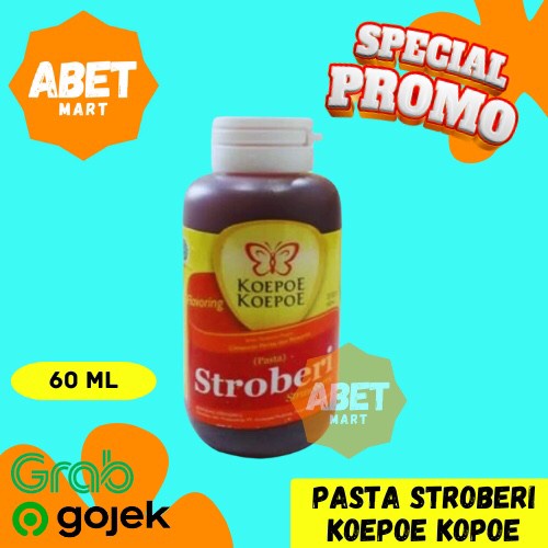 

Pasta Koepoe 60 Ml Strawberry - Kupu 60ml Stroberi Perasa Perisa