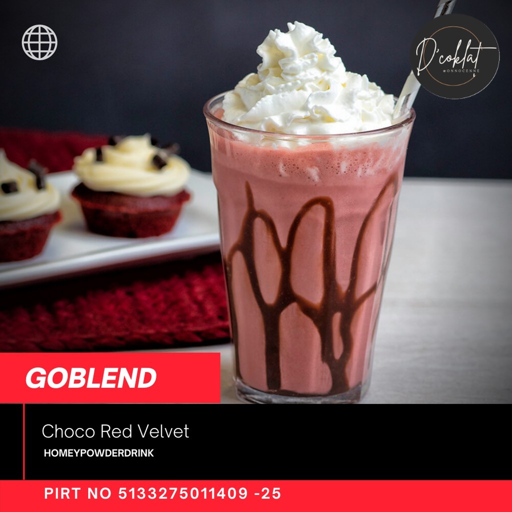 

Bubuk Minuman CHOCO REDVELVET 1Kg / Bubuk Rasa CHOCO REDVELVET / CHOCO REDVELVET powder / Bubuk CHOCO REDVELVET