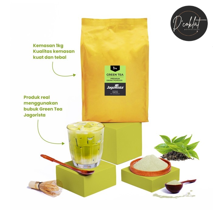 

1 Kg - GreenTea - Premium GOLD Bubble Drink Powder