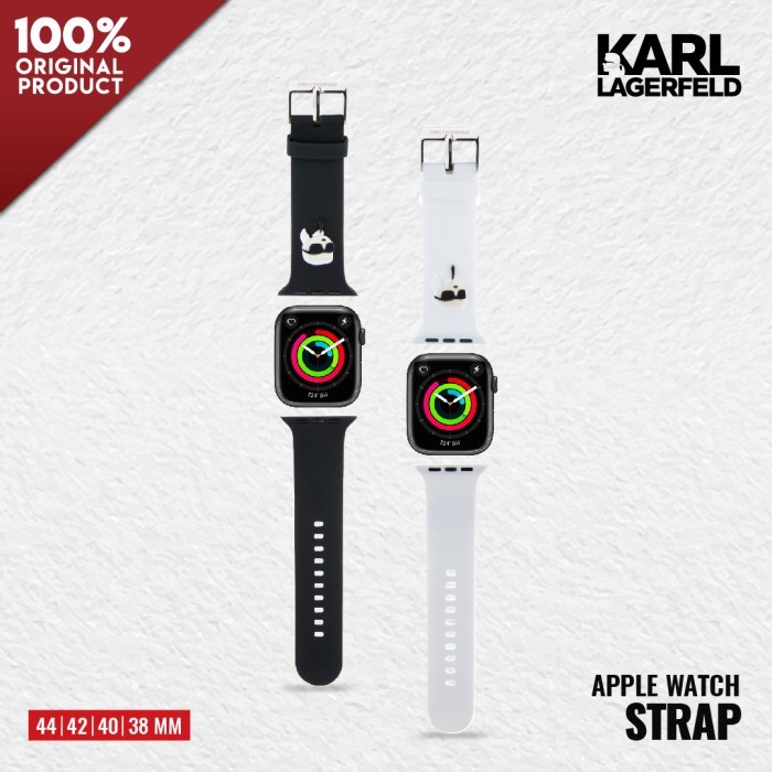 Casing Apple Watch Strap 38 40 42 44 45 mm Karl Lagerfeld KH NFT Silicone Premium Cover Ultra Slim O