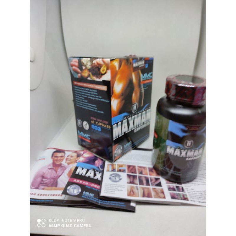 MAXMAN CAPSUL ASLI ORIGINAL PEMBESAR UKURAN BIG PENIS PERMANEN