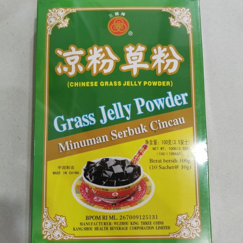 

RB Gui Ling Gao Bubuk Chinese Grass Jelly Powder isi 10 Sachet Guilinggao Minuman serbuk cincau