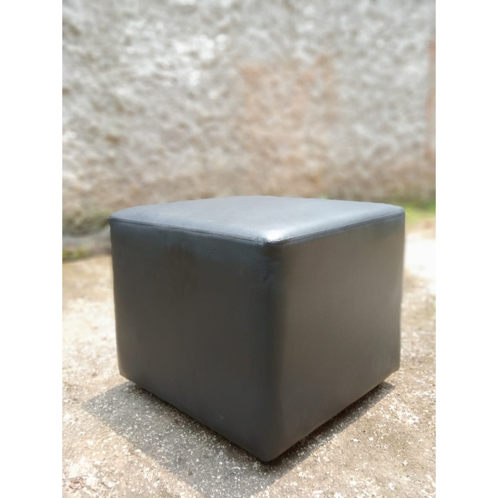 Stool Kotak, Sofa Puff, Sofa Puff Minimalis, Sofa Puff Kotak, Sofa Puff,  Gosend & Grab Express