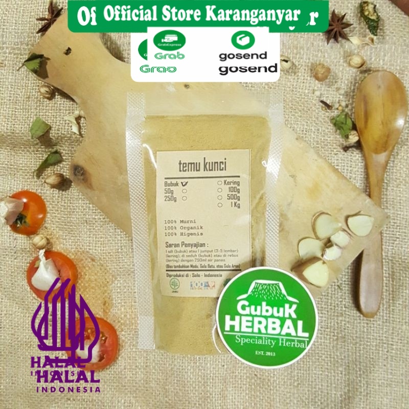 

TEMU KUNCI BUBUK 100 GRAM / Boesenbergia rotunda / BUBUK HALUS / MURNI TANPA CAMPURAN