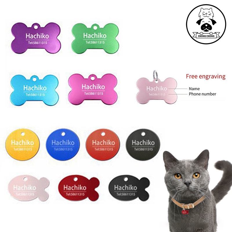 Kalung Kucing Nama Kucing Custom Nama Kucing Anjing Custom Kalung