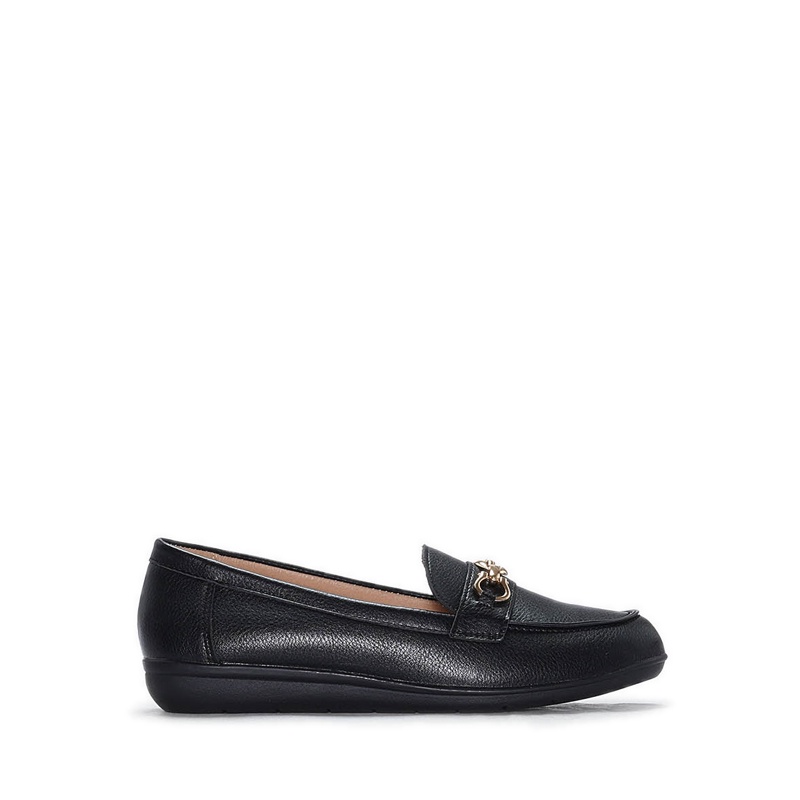 Payless Chrissie Womens Judith Comfort Flats - Black_15