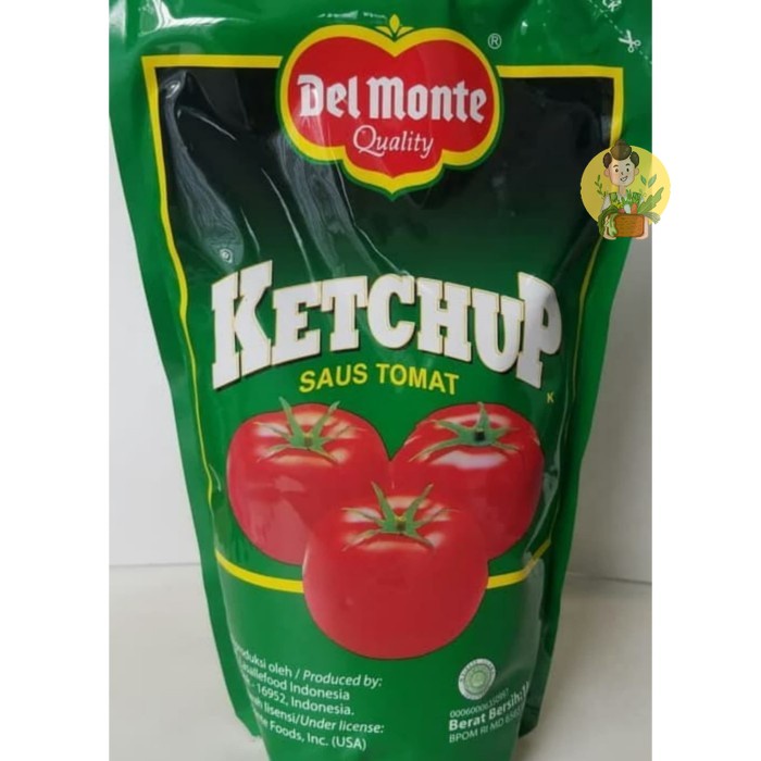 

Saus Tomat Ketchup Delmonte 1 kg Standing Pouch - Sayur Segar Instan Malang