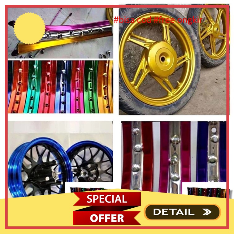 

(OLES) 12,5 ML CANDY PAINT COD Candy Chrome isi per produk 12.5ml