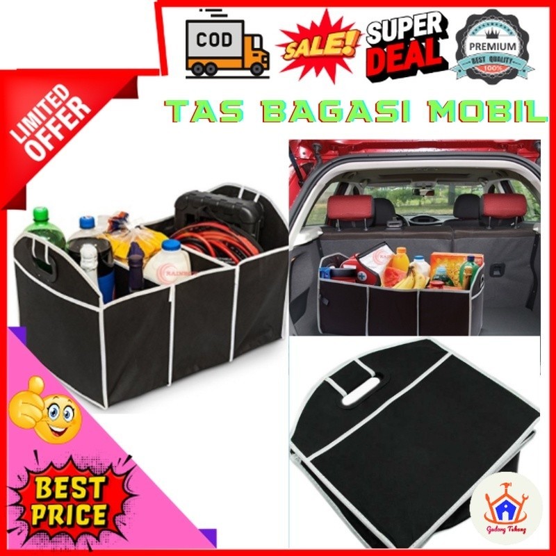 Gudang Tukang Tas Bagasi Mobil Belakang / Rak Bagasi Mobil / Travelmate Tas Barang Mobil / Box Bagas