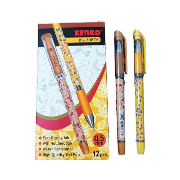 

(PACK) Pulpen / Ballpen / Pen Gel - Kenko BG-20 Batik