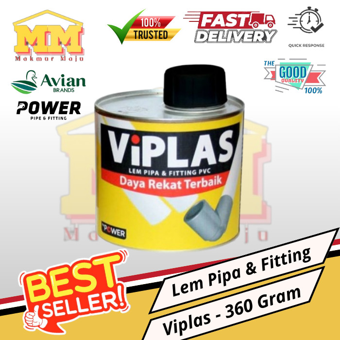 

Lem Pipa Pvc dan Fitting PVC Daya Rekat Terbaik Kaleng 360 Gr Viplas