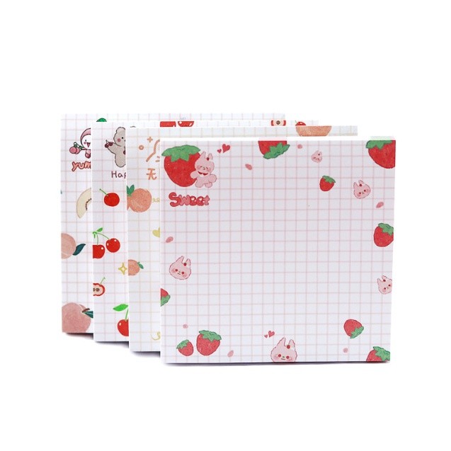 

COD / Instan PKU / Sticky notes FRUIT sign memo tempel japanese note 80 Lembar