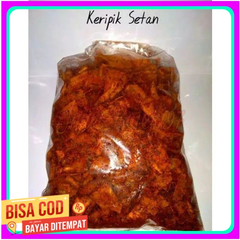 

1kg singkong kriwil pedas daun jeruk