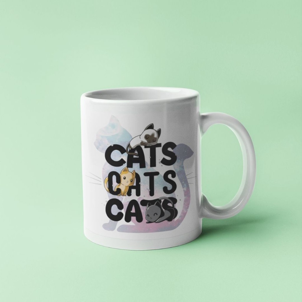 Mug keramik Gambar Mini Cat