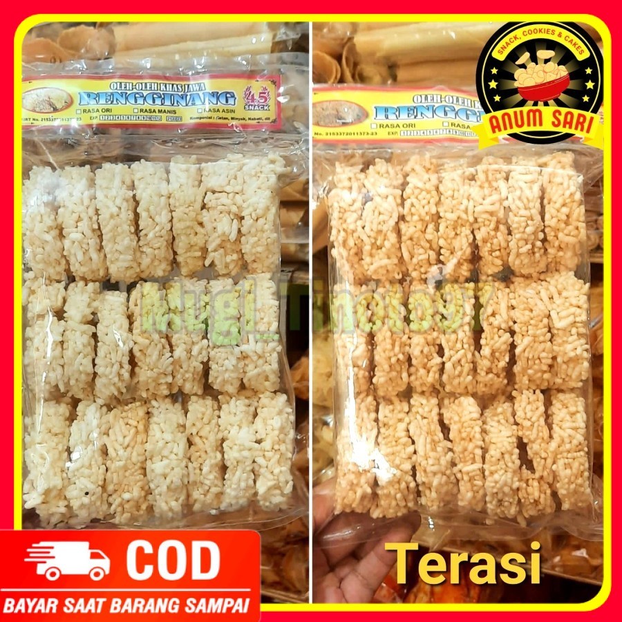 

Rengginang MATANG bawang, terasi Asli Solo - Anum Sari 1 KG