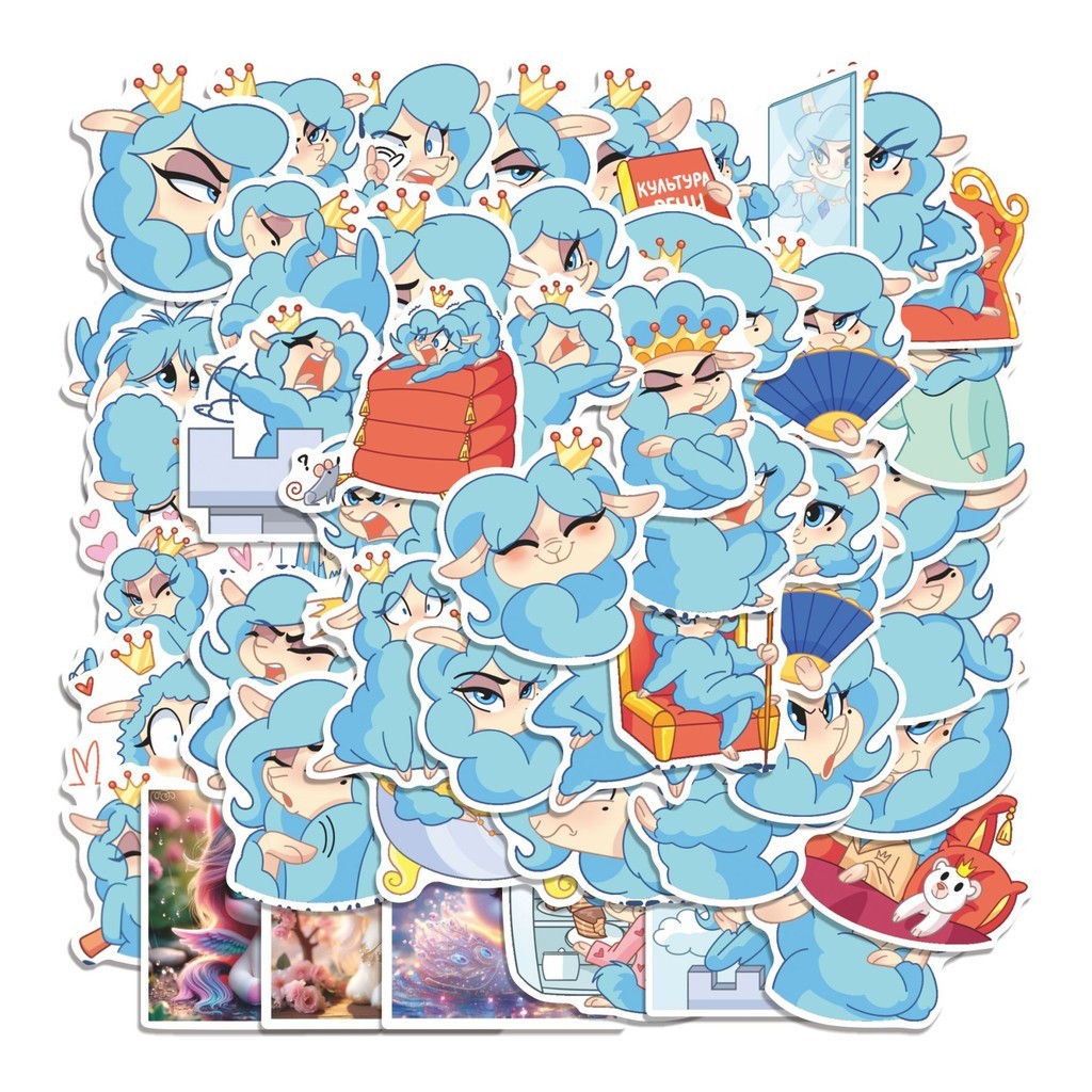 

COD 50 Pcs Stiker Princes Elanor Lucu Anti Air Untuk Dekorasi Notebook Sepeda Skateboard Handphone