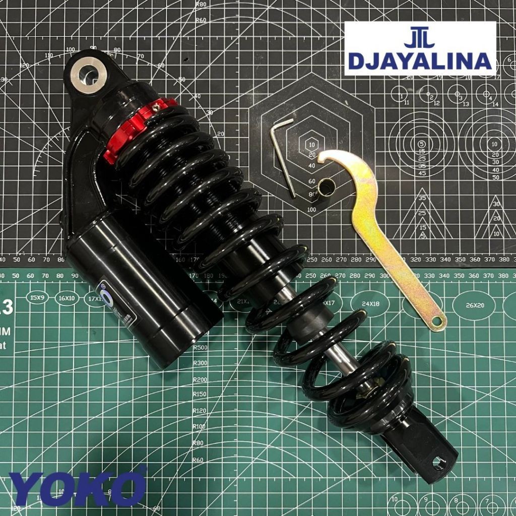 Shockbreaker Matic Beat Lexi YOKO model SAMURAI JLT 197 B / Shock breaker Single Shock ukuran 310mm 